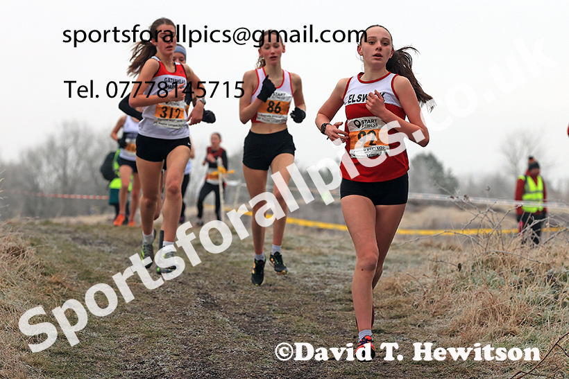 Girls under-15s 2025 Start Fitness NEHL, Wrekenton, Gateshead. Photo: David T. Hewitson/Sports for All Pics
